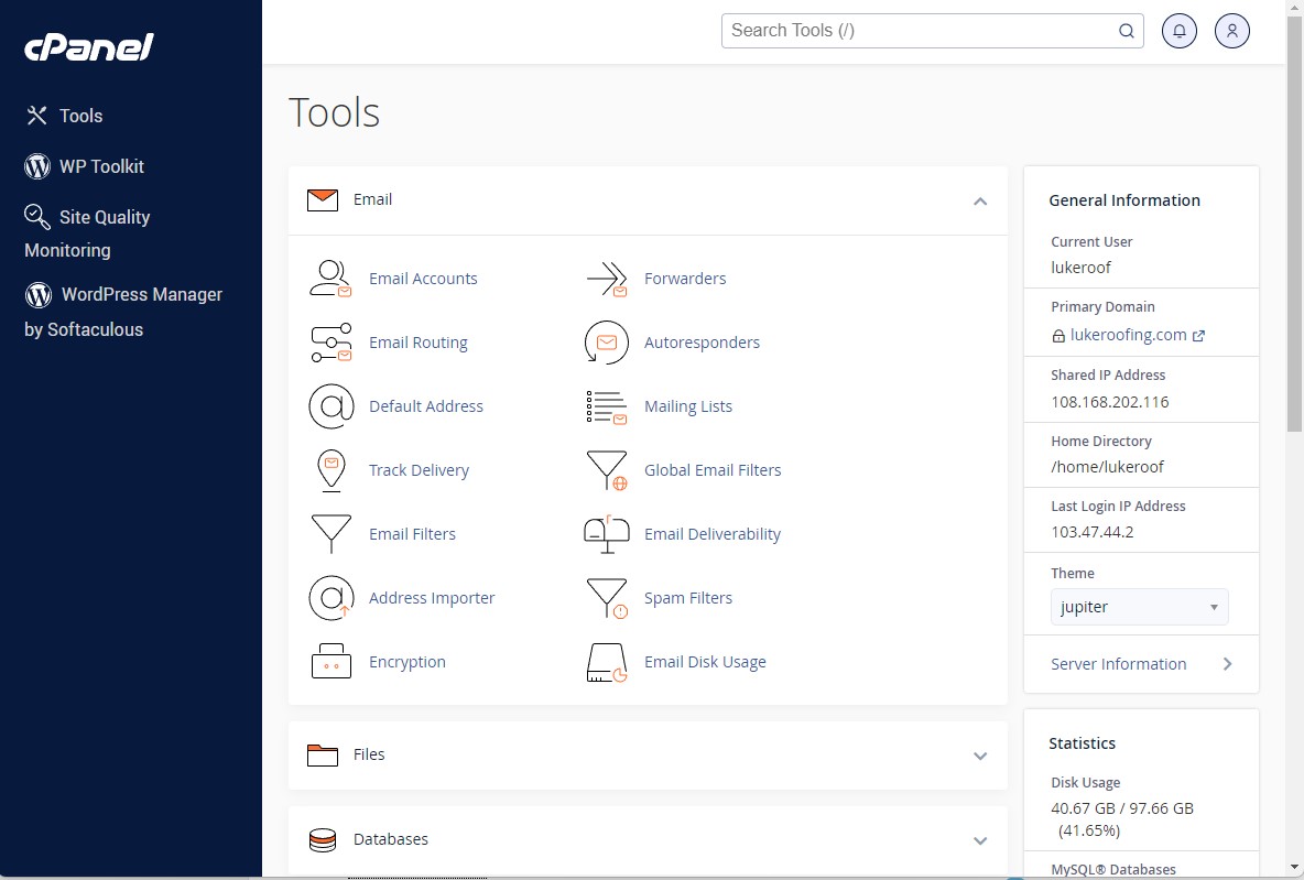 Hosting Control Panel